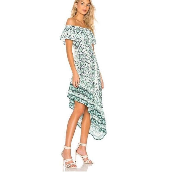 SOMEDAYS LOVIN Off the Shoulder Assymetrical Dress - Picture 1 of 14